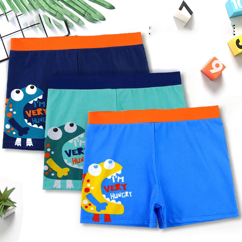 New Cartoon Swimming Pants for Boys Children′s Swimwear Swimming Shorts