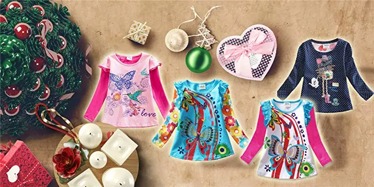 Infant Clothes Baby Goods Girls Summer Cotton Dress Casual Floral Toddle Wear Girls Skater Skirts