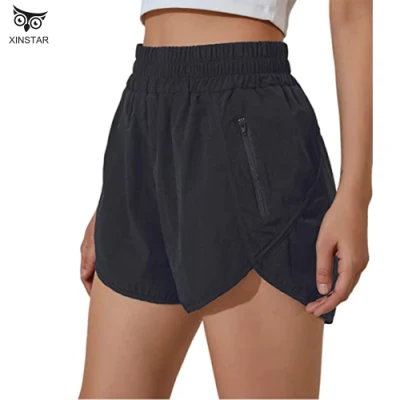 Pantaloncini da corsa da donna Pantaloncini elastici a vita alta